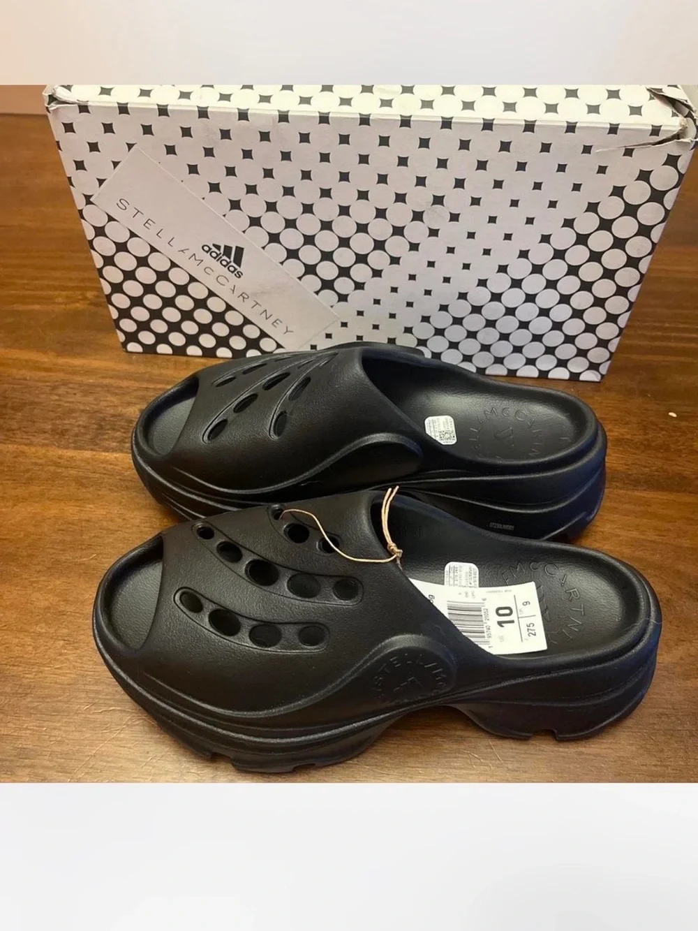 Adidas by Stella McCartney women’s Slip-On Sandal Slides. Size 10